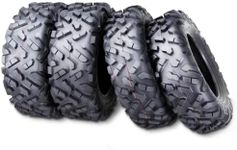 ROADGUIDER Set of 4 ATV UTV Tires 26x8-14 26x8x14 Front & 26x10-14 26x10x14 Rear 6PR All Terrain