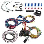 maXpeedingrods 21 Circuit Wiring Harness Kit Extra Long with 21 Circuits 17 Fuses Universal for Chevy Ford Chrysler Jeep