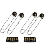 MENSI 4 Pack Flint Spark Torch Igniter Single Flint Spark Lighter for Propane Torch Strikker with 10pcs Free Flints