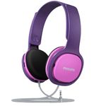 Philips SHK2000PK Kids Headphone, Ergonomic,Adjustable, With a Maximum Volume limit of 85dB (Pink/Purple)
