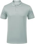 PINSPARK 1/3/4 Pack:Men's Golf Polo Shirts Multipacks Quick Dry Short Sleeve Collared Shirt Summer Casual Polo Shirts for Men Gray Green