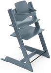 Tripp Trapp High Chair from Stokke with Baby Set, Fjord Blue - Adjustable, Convertible Chair for Children & Adults - Ergonomic & Classic Design