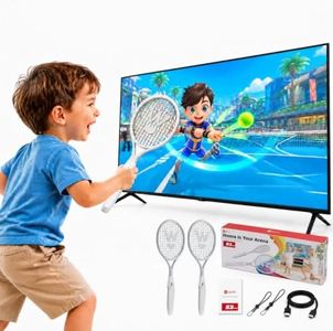 W WITI Sports, Motion Gaming Console for Kids, 2-Pack Smart Rackets S3 Pro | Plug & Play Video Game System for Indoor Physical Activity & Family Fun | No Console Required | 8 Sports Game Included