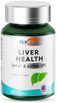 Flynew Liver Health, Detox & Repair, Liver Support Made in USA, NADH & Alpha-GPC, PQQ, L-Theanine, GMP, 60 Tablets