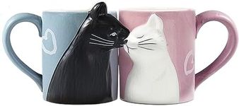Cat Coffee Couple Mugs,Cute Funny T