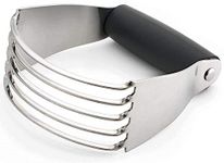 keskriva Dough Blender with Handle,Professional Pastry Mixer Cutter Dough Masher Stainless Steel Blades for Butter, Pie Crust, Baking, Guacamole, Salsa, Pastry 1pcs