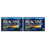 Reactine Extra Strength Antihistamine Tablets - 10mg Cetirizine Hydrochloride - 24 Hour Allergy Relief Medicine - DUO PACK - 168 Count