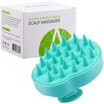 Ethradia Scalp Massager, Hair Shower Brush, Siliscrub Shampoo Brush, Hair Scalp Brush, Hair Products With Soft Silicon Brush Head For Women/Men/Childs/Pets (Green)