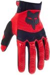 Fox Racing Dirtpaw Glove, windbreaker, Men's, Red, L