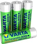 VARTA Rechargeable Ready2Use Pre-Charged AA Mignon Ni-Mh Battery (4-pack, 1,600mAh, 4-pack), rechargeable without memory effect - ready for immediate use