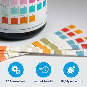 Alevial 20-in-1 Water Test Kit – Comprehensive Home Testing Strips