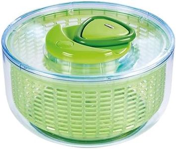 ZYLISS Easy Spin Salad Spinner, Large, Green, BPA Free