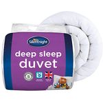 Silentnight Deep Sleep Super King Duvet 7.5 Tog – Mid-Lightweight Soft and Comfortable Quilt Duvet Ideal for Spring and Summer – Hypoallergenic and Machine Washable – Super King – 260x220cm , White