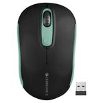 ZEBRONICS Dash Pro 2.4GHz Wireless Mouse, Upto 1600 DPI, 3 Level DPI, High Precision, Power Saving Mode, Comfortable & Lightweight, for Mac | Laptop | Computer (Green)