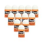 Chap-Ice | Mini Lip Balm - with Vitamin E and Moisturizers - Soothes, Moisturizes, Protects - 12 Count (Citrus-Orange)