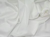 60" wide All-Way Stretch Lycra Dress Fabric White - per metre