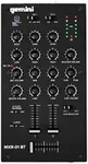 Gemini Sound MXR-01BT Professional Bluetooth 2-Channel DJ Mixer 3-Band EQ and Gain 2 Phono/Line Stereo Channels Crossfader Curve and Reverse Switches Microphone Input Headphone Output Master Outputs