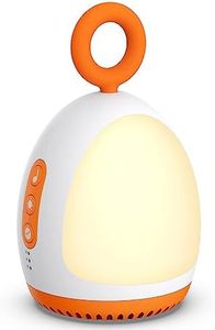 Dreamegg White Noise Machine – Nite 2 Sound Machine, 3-in-1 Baby Soother Sound Machine Night Light, 8 HiFi Sounds, Adjustable Light, Portable Noise Machine for Sleeping Baby Kids Travel Registry Gift