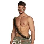 Boland Adult Bullet Belt, 160cm Long, Army Fancy Dress Accessory, Military, Novelty, Dress Up, Halloween, One Size (160cm)