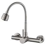 Wall Mount Kitchen Faucet One Handl