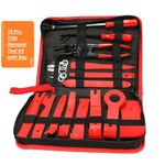 4 MECH 19 PCS Car Dashboard Trim Removal Tool Kit, Pry Tool Set, Car Panel Tool, Stereo Removal, Auto Clip Pliers Fastener with Storage Bag