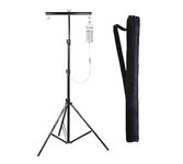 YUAGM Hospital Iron Saline IV drip Glucose Stand 6 Feet For Hospital,Clinic, Home & Multiple Adjustable Hose Stand with Carry Bag & 2 Hook Rod (6ft Stand + 2 Hook Holder)…