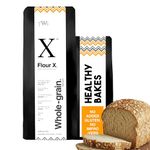TWF Flour X | 1Kg | Whole Grain Strong Bread Flour | High Protein | Unbleached | T150 Alternative | Whole Wheat and Barley | All Purpose Bread Flour | Ideal for Artisan Breads, Sourdoughs, Pizza | No chemicals | Non GMO | Non Bromated | Baking Ingredients