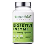 Health Veda Organics Digestive Enzyme Capsules | For Better Digestive Function, Healthy Gut, & Health Management | 60 Veg Capsules for both Men & Women…