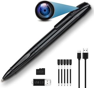 DTYJLWYJ Hidden Camera- Pen Camera-Mini Camera with FHD 1080P Hidden Security Camera- Nanny Video Surveillance Camera for Indoor Security