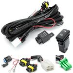 H11 H8 880 881 Fog Light Wiring Harness for Toyo'ta 2005-2022 Tacoma w/OEM Factory Style ON/Off Switch Kit & 40A Relay Fog Lamps Socket Wire Connector for LED Fog Driving Lights