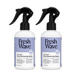 Fresh Wave Lavender Odor Eliminator Spray & Air Freshener, 8 oz. | Pack of 2 | Odor Absorbers for Home | Safer Odor Relief | Natural Plant-Based Odor Eliminator | For Furniture, Fabrics & Trash