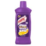 Harpic Bathroom Cleaner Ultra | Citrus Splash | 1L | 10X Tough Stain Remover | Instantly Removes, Hard Water, Rust & Limescale Stains | Multi Surface Cleaner - Floors, Basin, Tiles