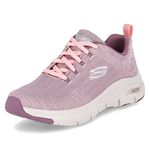 Skechers Women's Arch Fit-Comfy Wave-Purple-3 Sneaker