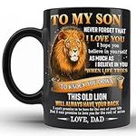 PREZZY Lion To My Son From Dad Coff
