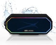 Altec Lansing Magnetic Bluetooth Speaker HYDRAJOLT 2.0, Waterproof IP67, 12W Output Power, 16H Battery, Multicolor LED, 100ft Wireless Range, Voice Assistant, USB-C Quick Charge