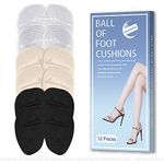 Correct-Position Metatarsal Pads Ball of Foot Cushions for Women, 6 Pairs Forefoot Pads Gel Foot Cushion Pads Professional Reusable All Day Pain Relief Comfort Metatarsal Pad Shoe Inserts…