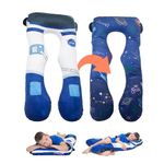 MAKOSAS Comfort Pillow for Children | Healthy Junior Pillow | 4-12 Years | Best Calm Down Kids Pillow for Sleeping (Astronaut)