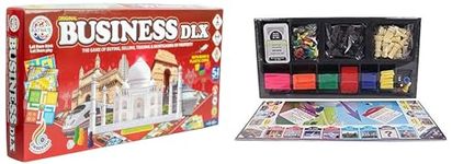 RATNA'S Kid Fun Filled Business 5 in 1 Deluxe Game with Plastic Money Coins for Young Businessmen to Learn Trading and Other Systems of Buying and Selling