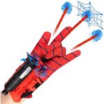 Dherik Tradworld Spider Web Shooters Toy For Kids Fans, Hero Launcher Wrist Toy Set,Cosplay Launcher Bracers Accessories,Sticky Wall Soft Bomb Funny Children's Educational Toys,Multicolor