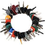 70 Heavy Equipment Keys Master Set, Operator Construction Machine Key for Cat Case John Deere Cub Cadet Hyster Komatsu Kubota Daewoo Takeuchi Ford New Holland Volvo JCB Keys Heavy Equipment