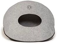 Danish Design Grey Pebble Shaped Soft Retreat Cat/Kitten Bed 56x30x43cm