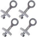 4 Pcs Chain Axle Adjuster Tensioner 10mm Chain Tensioner Adjuster for Bike Chain Tensioner Bike Tools Wheel Chains Parts