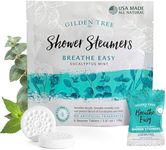 Gilden Tree Essential Oils Shower Steamers 100% Pure Eucalyptus Mint Long Lasting, Individually Wrapped, Spa Stress Relief Gifts for Women Made in USA