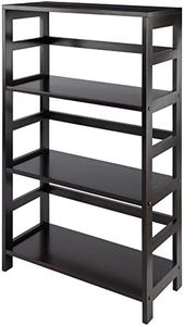 Winsome Wood 92425 Leo Model Name Shelving, Small, Espresso