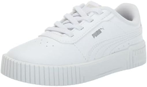 PUMA Infants' Carina 2.0 AC Fashion Sneaker White 8 Medium US