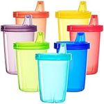 Youngever 7 Pack Kids Sippy Cups, S