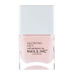 Nails.INC Glowing Out Nail Polish, Glow-Enhancing Nail Perfector, Glossy Sheer Polish for an Easy Manicure Look, Cruelty Free, Vegan, Glow With The Flow