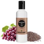 Earth N Pure Grapeseed Oil Cold Pressed, Natural and Therapeutic Grade 100 ml