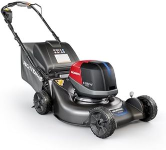 Honda HRN-BV 21-Inch Walk Behind Battery Powered Lawn Mower, Variable Speed Self Propelled Lawn Mower with 1.9 Bushel Capacity, Easy-Off Grass Bag, Clean Cuts in Thick and Tall Grass (HRN216YXBVKA4)
