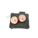 Top Chi 1 Inch Solid Copper Pocket Sized Baoding Balls for Hand Therapy, Anxiety, and Stress Relief